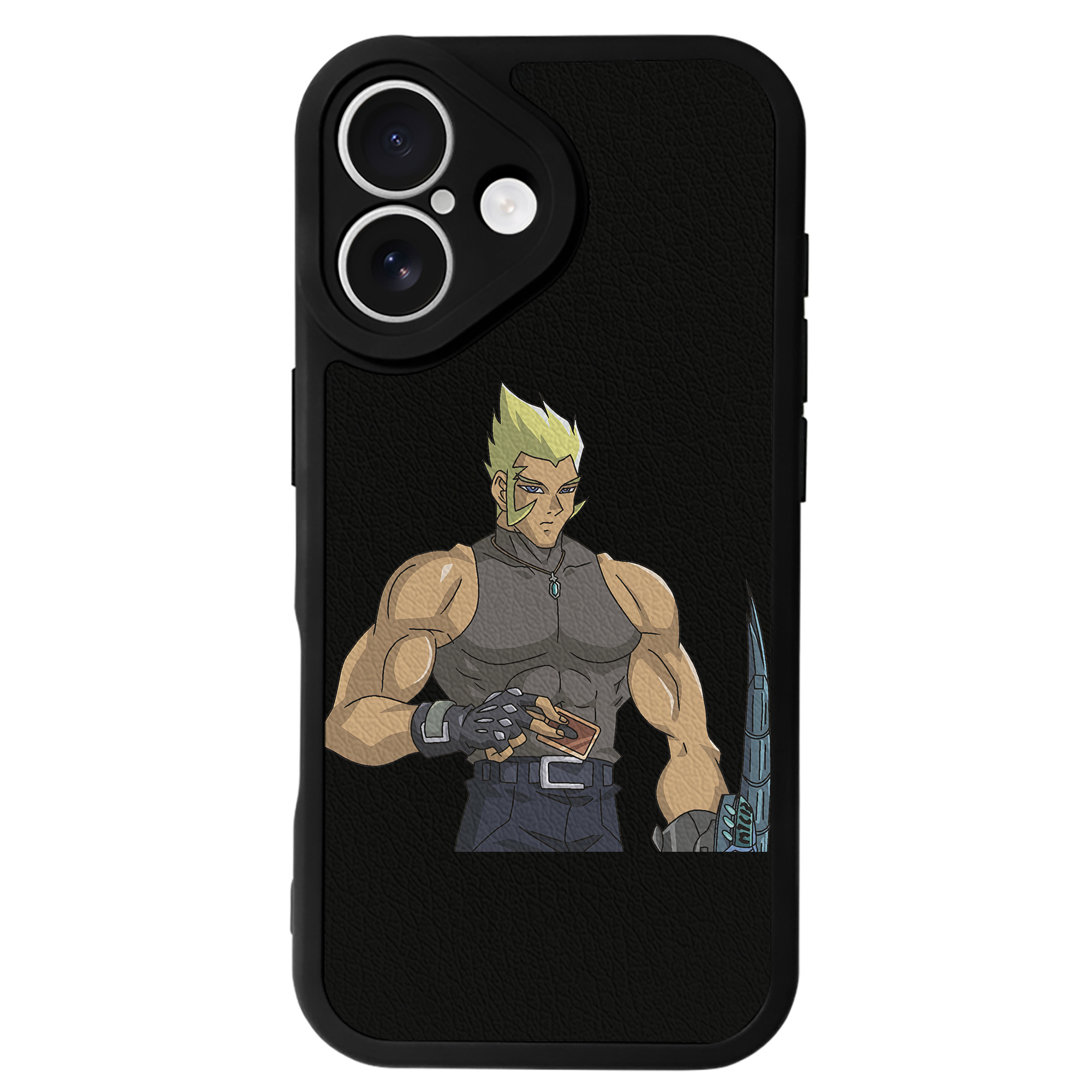 遊☆戯☆王 Yu-Gi-Oh! 【iPhone 16シリーズ対応】シリコンスマホケース（レザー調） 材質：シリコン